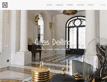 Tablet Screenshot of gillesdelfino.com